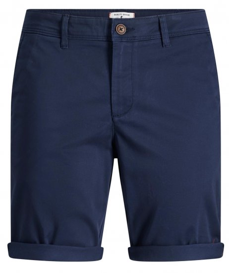 Jack & Jones JPSTBOWIE Chino Shorts Navy Blazer - Шорти - мъжки къси панталони големи размери