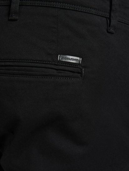 Jack & Jones JPSTBOWIE Chino Shorts Black - Шорти - мъжки къси панталони големи размери