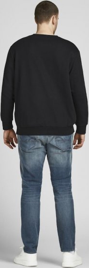 Jack & Jones Basic Sweatshirt Black - Суичъри & cуичъри с качулка - мъжки суичъри големи размери