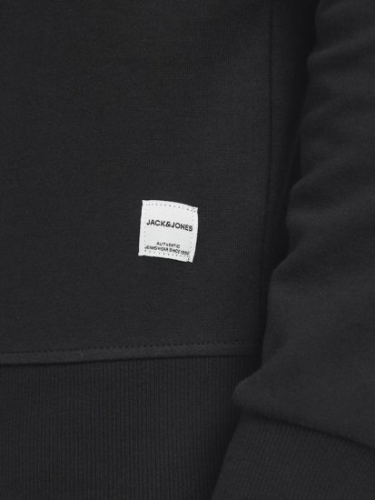 Jack & Jones Basic Sweatshirt Black - Суичъри & cуичъри с качулка - мъжки суичъри големи размери