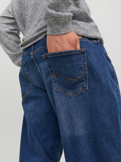 Jack & Jones MIKE ORIGINAL AM 782 Jeans Blue Denim - Дънки и панталони - мъжки Дънки и панталони големи размери
