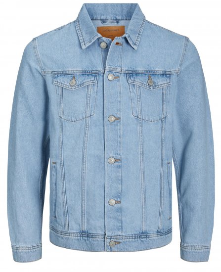 Jack & Jones JJIJEAN Denim jacket Blue Denim - Якета - мъжки якета големи размери