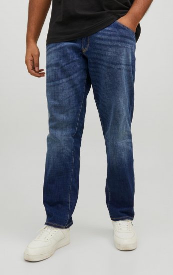 Jack & Jones GLENN FOX GE 348 Jeans Blue Denim - Дънки и панталони - мъжки Дънки и панталони големи размери