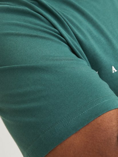 Jack & Jones STAR T-Shirt Deep Teal - Тениски - мъжки тениски големи размери