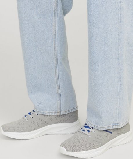 Jack & Jones Croxley Sneakers Grey/Monaco Blue - Мъжки oбувки 40-52 - 