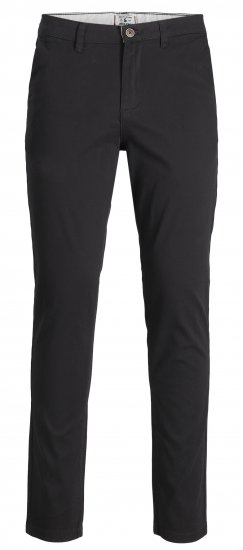 Jack & Jones Marco Dave Chinos Black - Дънки и панталони - мъжки Дънки и панталони големи размери