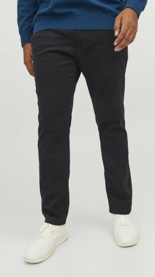 Jack & Jones Marco Dave Chinos Black - Дънки и панталони - мъжки Дънки и панталони големи размери