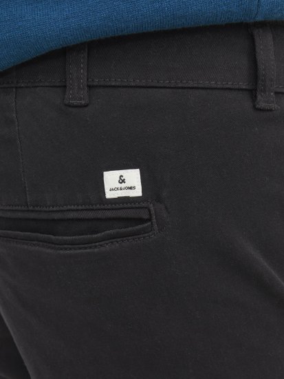 Jack & Jones Marco Dave Chinos Black - Дънки и панталони - мъжки Дънки и панталони големи размери