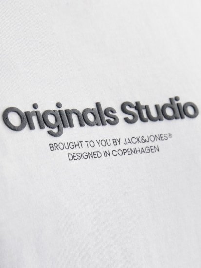 Jack & Jones ESTERBRO T-Shirt Bright White - Тениски - мъжки тениски големи размери