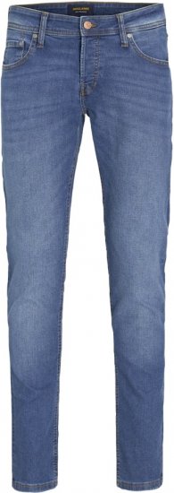 Jack & Jones GLENN ORIGINAL SQ 223 Jeans Blue Denim - Дънки и панталони - мъжки Дънки и панталони големи размери
