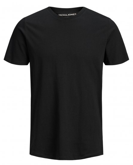 Jack & Jones Organic Basic T-shirt Black - Тениски - мъжки тениски големи размери