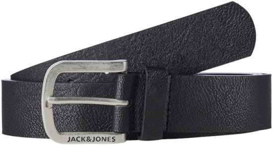 Jack & Jones HARRY Belt Black - Колани - мъжки колани големи размери