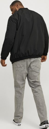 Jack & Jones RUSH Bomber Jacket Black - Якета - мъжки якета големи размери