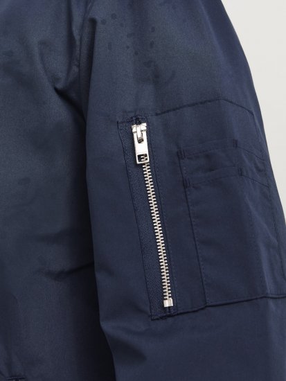 Jack & Jones RUSH Bomber Jacket Navy Blazer - Якета - мъжки якета големи размери