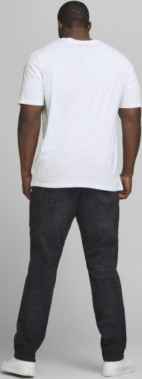 Jack & Jones JJECORP LOGO T-Shirt White - Тениски - мъжки тениски големи размери