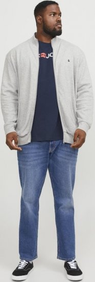 Jack & Jones Corp Logo Crew Neck T-Shirt Navy Blazer - Тениски - мъжки тениски големи размери
