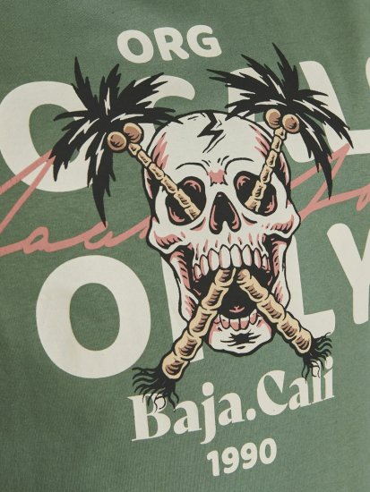 Jack & Jones Summerskull T-Shirt Sea Spray - Тениски - мъжки тениски големи размери