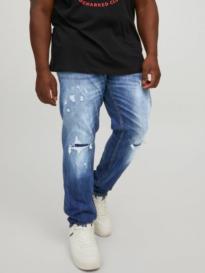 Jack & Jones JJIGLENN JJSEAL Blue Denim Jeans - Дънки и панталони - мъжки Дънки и панталони големи размери