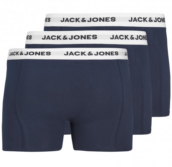Jack & Jones JACBASIC Boxers 3-pack Navy - Бельо & Бански шорти - Мъжко бельо големи размери