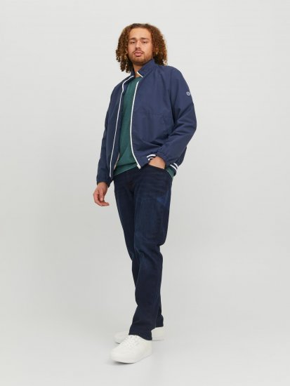 Jack & Jones JORLUKE Light Bomber Jacket Navy - Якета - мъжки якета големи размери