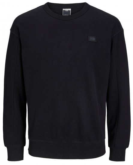 Jack & Jones JCOCLASSICS Crew Neck Sweater Black - Суичъри & cуичъри с качулка - мъжки суичъри големи размери