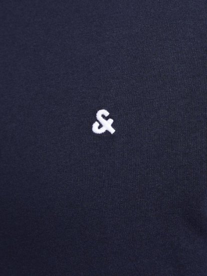 Jack & Jones PAULOS T-Shirt Navy Blazer - Тениски - мъжки тениски големи размери