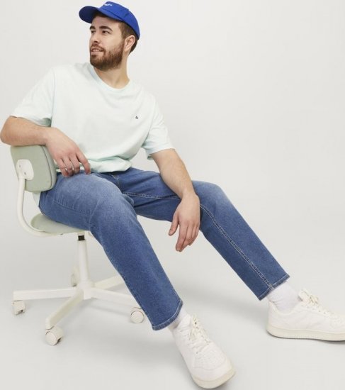 Jack & Jones GLENN ORIGINAL MF 071 Jeans Blue Denim - Дънки и панталони - мъжки Дънки и панталони големи размери