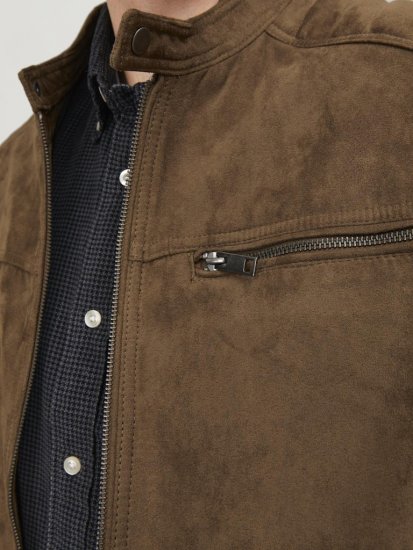 Jack & Jones ROCKY Jacket Brown - Якета - мъжки якета големи размери