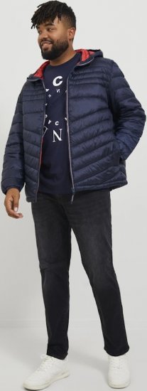 Jack & Jones GLENN FOX GE 147 Jeans Black Denim - Дънки и панталони - мъжки Дънки и панталони големи размери
