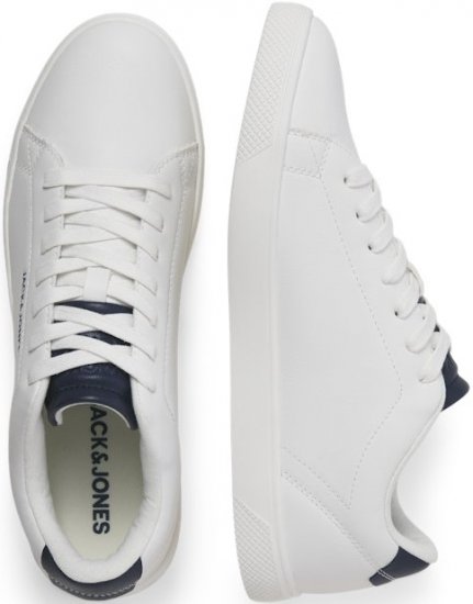Jack & Jones Bosley Sneakers White/NAVY BLAZE - Мъжки oбувки 40-52 - 