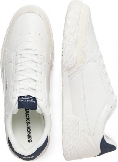 Jack & Jones Bounce Sneakers White/Navy BLAZE - Мъжки oбувки 40-52 - 