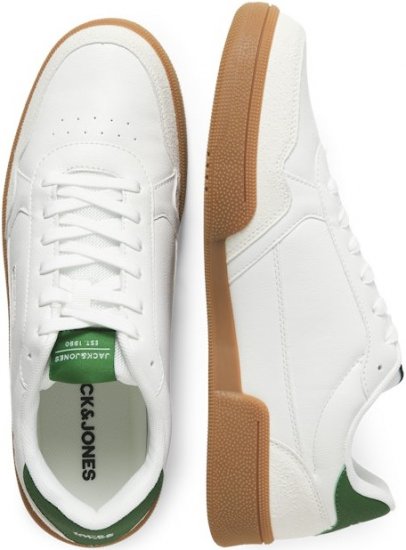 Jack & Jones Bounce Sneakers White/Verdant Green - Мъжки oбувки 40-52 - 