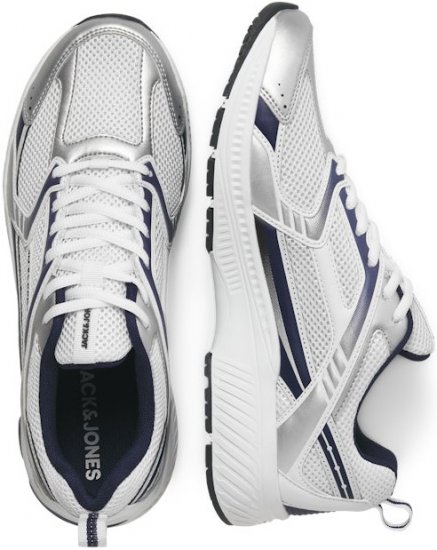 Jack & Jones Tokyo Sneakers White/MEDIEVAL B - Мъжки oбувки 40-52 - 
