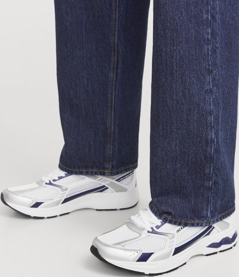 Jack & Jones Tokyo Sneakers White/MEDIEVAL B - Мъжки oбувки 40-52 - 