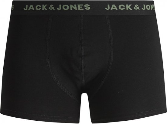 Jack & Jones BASIC Trunks 7-Pack Black - Бельо & Бански шорти - Мъжко бельо големи размери