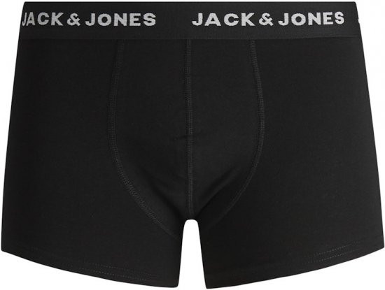 Jack & Jones BASIC Trunks 7-Pack Black - Бельо & Бански шорти - Мъжко бельо големи размери