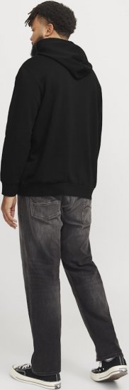 Jack & Jones CORP OLD LOGO REG FIT Hoodie Black - Суичъри & cуичъри с качулка - мъжки суичъри големи размери