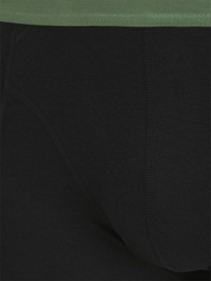 Jack & Jones Nick Bamboo Trunks 3-Pack Green/Black - Бельо & Бански шорти - Мъжко бельо големи размери