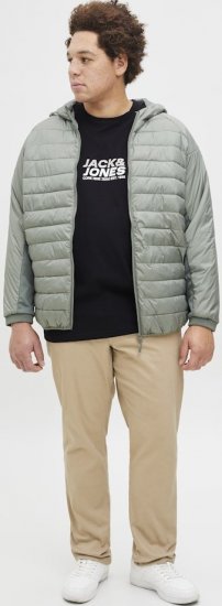 Jack & Jones Tarmac Branding Crew Neck T-Shirt Black - Тениски - мъжки тениски големи размери