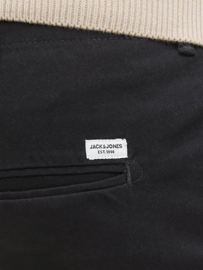 Jack & Jones Dave Chino Shorts Black - Шорти - мъжки къси панталони големи размери