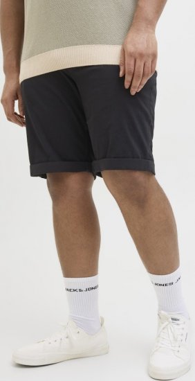 Jack & Jones Dave Chino Shorts Black - Шорти - мъжки къси панталони големи размери