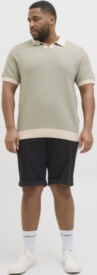 Jack & Jones Dave Chino Shorts Black - Шорти - мъжки къси панталони големи размери