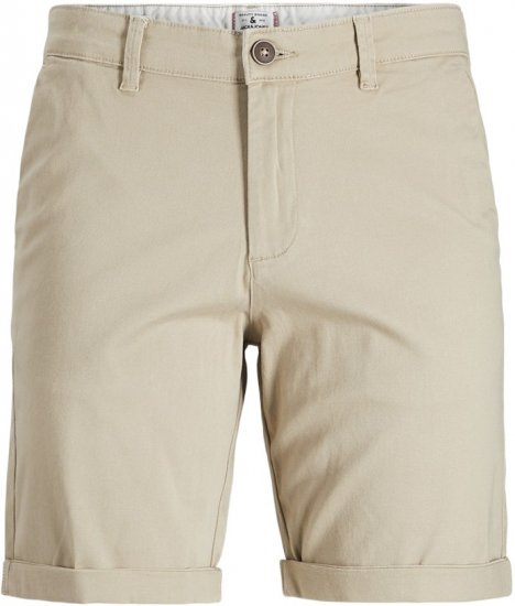 Jack & Jones Dave Chino Shorts Beige - Шорти - мъжки къси панталони големи размери