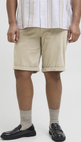 Jack & Jones Dave Chino Shorts Beige - Шорти - мъжки къси панталони големи размери