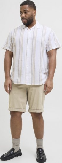 Jack & Jones Dave Chino Shorts Beige - Шорти - мъжки къси панталони големи размери