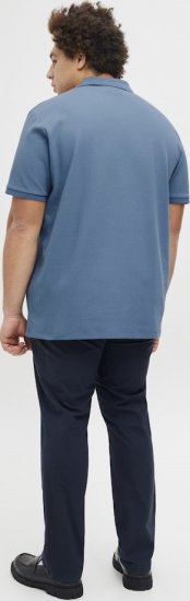 Jack & Jones AUSTIN CLASSIC Polo Blue - Поло тениски - мъжки тениски с яка големи размери