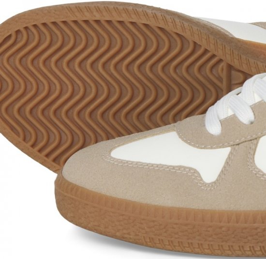 Jack & Jones Valencia Sneakers White/Travertine - Мъжки oбувки 40-52 - 