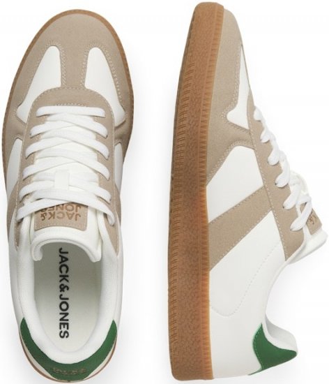 Jack & Jones Valencia Sneakers White/Travertine - Мъжки oбувки 40-52 - 