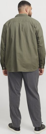Jack & Jones Raymond Spring Long Sleeve Overshirt Green - Ризи - мъжки ризи големи размери