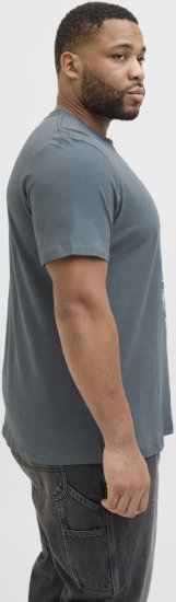 Jack & Jones Anatomy Skull Crew Neck T-Shirt Grey - Тениски - мъжки тениски големи размери